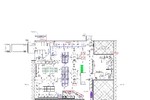 Разработать разделы ЭОМ, ВК,ОВ для магазина1