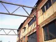 Узлы опирания фермы к колонне