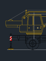 Автомобильный кран Кран КС-3577 (Г/п 16т) (Дин. блок) - Все виды1