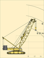 Кран Liebherr LR 17501