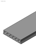 Пример создания семейства сборных круглопустотных плит в Revit Structure2