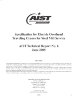 Нормы США по расчету кранов CMAA #70, CMAA #74, AIST Technical Report No.63