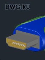 3D Коннекторы BNC, HDMI-кабель, N-коннектор и мышь1