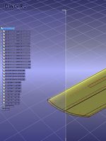 Модель стабилизатора легкого вртолета CATIA V51