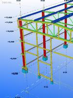 Металлический каркас дебаркадера: сделано в Tekla Structures - осуществляется в жизни1