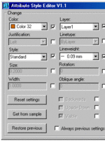 Attribute Style Editor V1.12 - обновлено 18.05.2004, подправлены некоторые вещи1